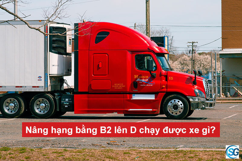 nâng hạng bằng b2 lên d chạy được xe gì